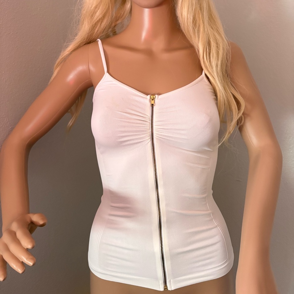 Bebe Cream Spaghetti Strap top